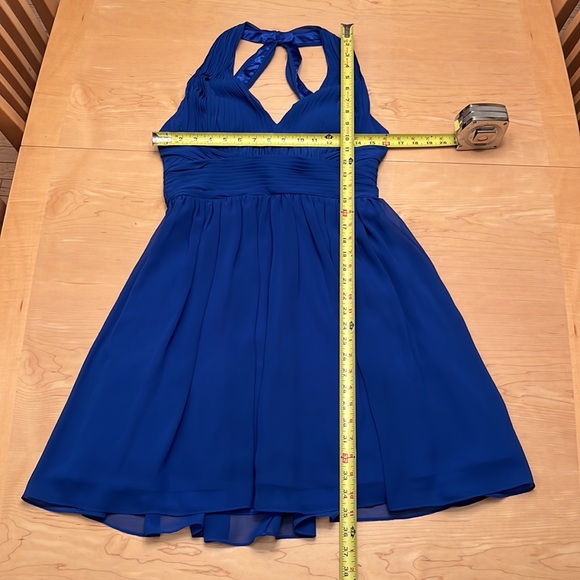 Cache Blue Halter “Marilyn Monroe” Dress Sz 10 - Picture 7 of 14